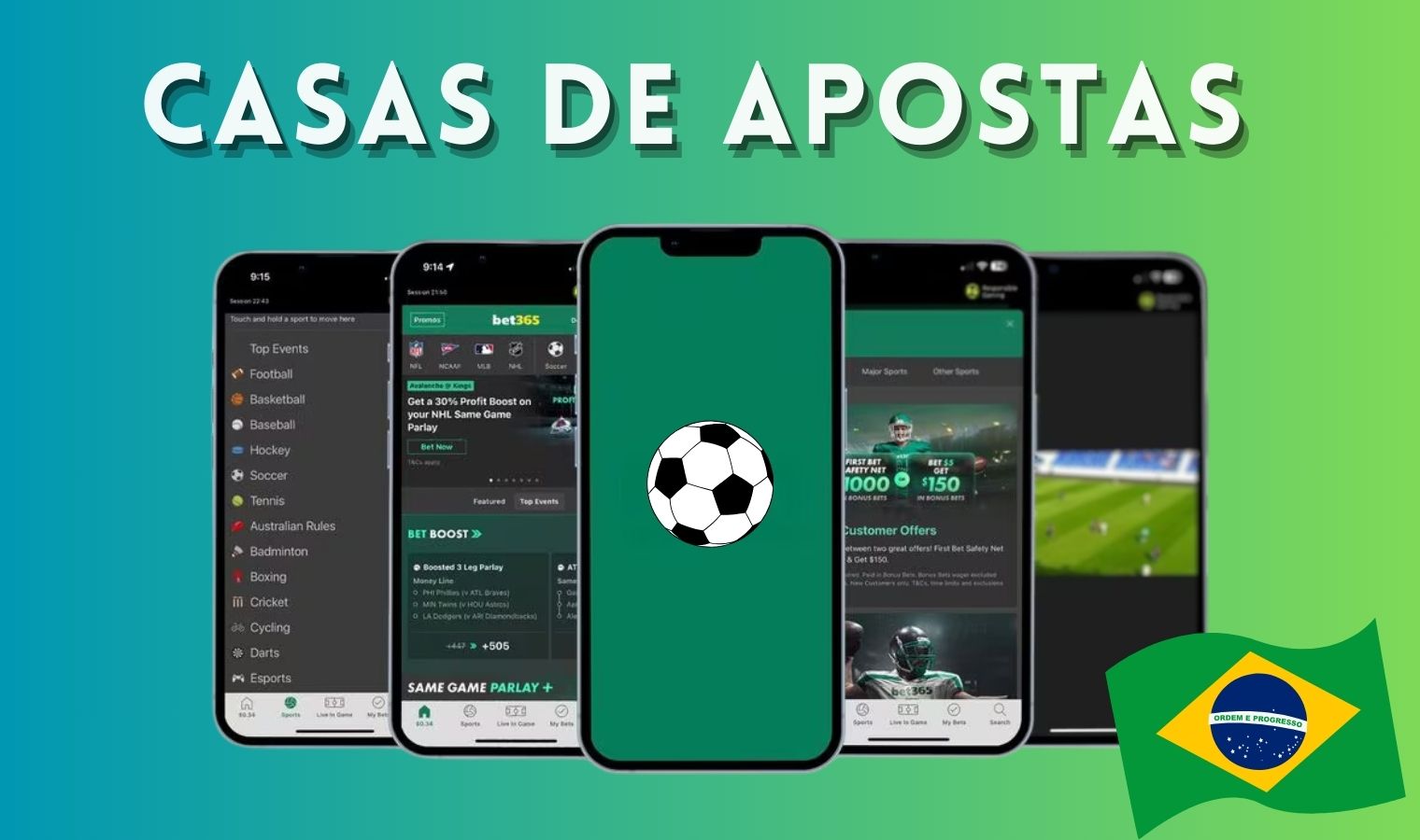 As melhores casas de apostas do Brasil