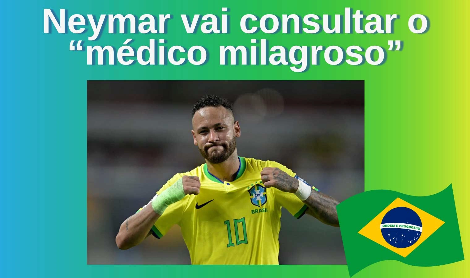 Neymar quer entrar para a seleção brasileira na Copa do Mundo